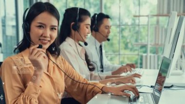 Müşteri desteği çağrı merkezi kıskanç grafik ile veri sağlar