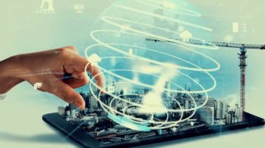 Yenilikçi mimari ve yaratıcı sivil plan inşa projesi