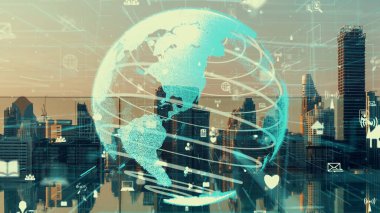 Akıllı şehirde küresel bağlantı ve internet ağı değişikliği