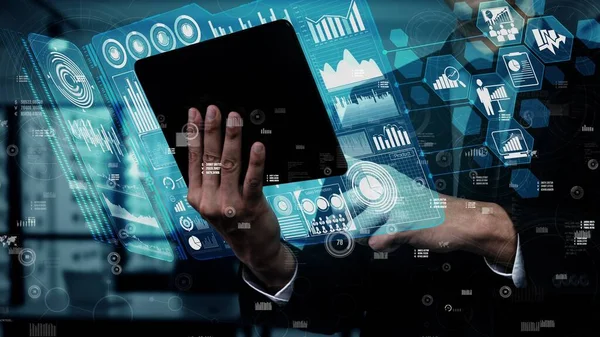Big Data Technology för Business Finance konceptuell. — Stockfoto