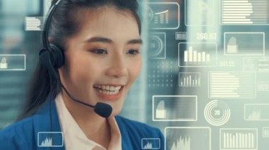 Müşteri desteği çağrı merkezi kıskanç grafik ile veri sağlar