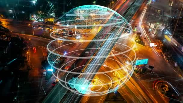 Concept d'altération de la technologie des transports intelligents pour le contrôle futur du trafic routier — Video
