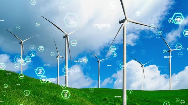 Технологія збереження навколишнього середовища та наближення до глобальної стійкої ESG — стокове фото