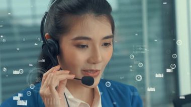 Müşteri desteği çağrı merkezi kıskanç grafik ile veri sağlar