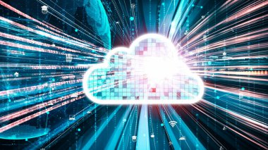 Akıllı paylaşım yazılımına sahip bulut bilgisayarı ve çevrimiçi veri depolama