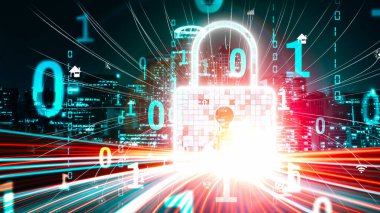 Siber güvenlik ve çevrimiçi veri koruması ile güvenli şifreleme yazılımı