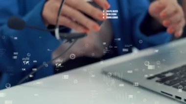 Müşteri desteği çağrı merkezi kıskanç grafik ile veri sağlar