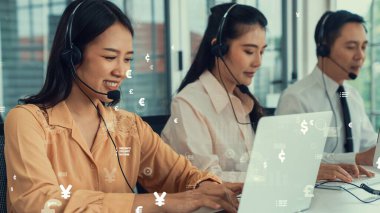 Müşteri desteği çağrı merkezi kıskanç grafik ile veri sağlar