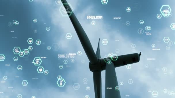Technologie ochrany životního prostředí a blížící se globální udržitelné ESG — Stock video