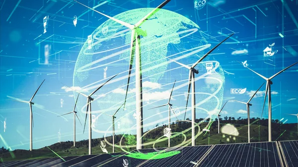 Περιβαλλοντική τεχνολογία διατήρησης και προσέγγιση της παγκόσμιας βιώσιμης ESG — Φωτογραφία Αρχείου