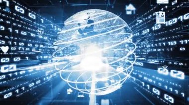 Fütürist küresel sosyal medya, insanlar iletişim ağı ve dijital veri paylaşımı