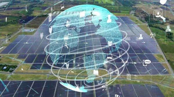 Umweltschutztechnologie und die Annäherung an ein globales nachhaltiges ESG — Stockfoto