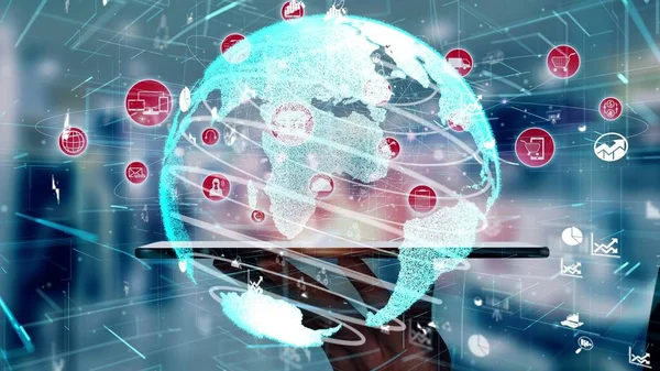 Kavramsal insanlar ağ ve bağlantı kuruyor