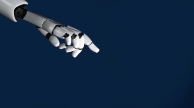 Gelecekçi robot yapay zeka devrimci yapay zeka teknolojisi konsepti