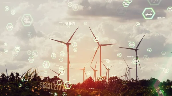 Çevresel koruma teknolojisi ve küresel sürdürülebilir ESG 'ye yaklaşıyor — Stok fotoğraf