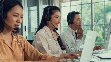 Müşteri desteği çağrı merkezi kıskanç grafik ile veri sağlar