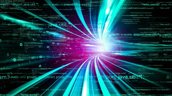 Yazılım geliştirme, uygulama programlama kodu ve gizli bilgisayar kodlaması