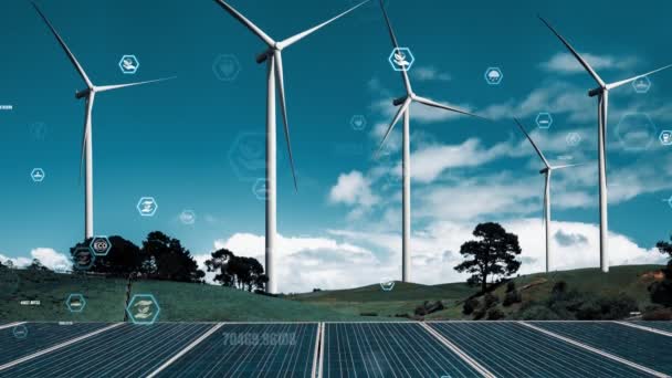 Technologies de conservation de l'environnement et approche mondiale durable ESG — Video