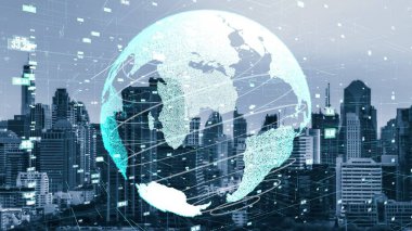 Akıllı şehirde küresel bağlantı ve internet ağı değişikliği