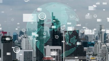 Akıllı şehirde küresel bağlantı ve internet ağı değişikliği