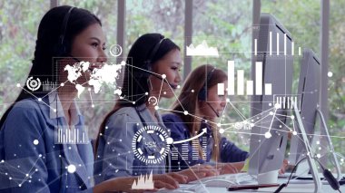 Müşteri destek merkezi kavramsal vizyonda veri sağlar