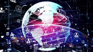 Kavramsal insanlar ağ ve bağlantı kuruyor