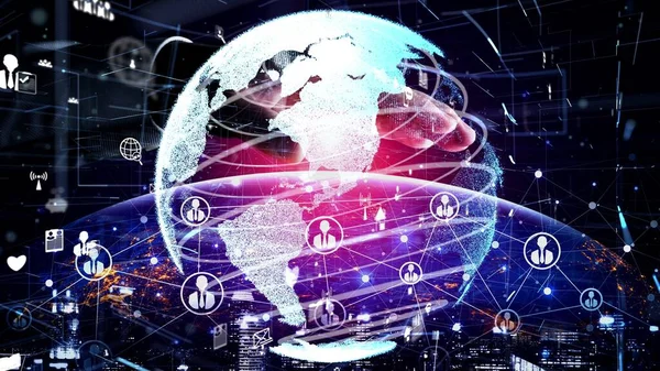 Kavramsal insanlar ağ ve bağlantı kuruyor