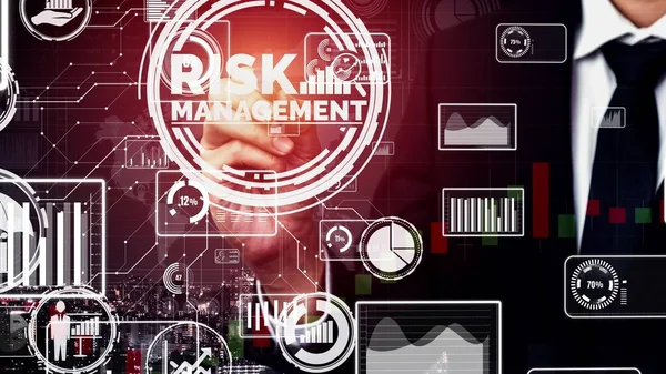 Zarządzanie ryzykiem i ocena koncepcji biznesowej — Zdjęcie stockowe