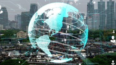 İnşaat alanı üzerinde değişiklik grafikli inşaat teknolojisi kavramı