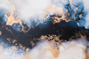 Soyut arkaplan için özgün resmin mermer mürekkep soyut sanatı