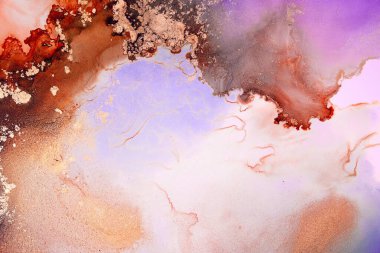 Soyut arkaplan için özgün resmin mermer mürekkep soyut sanatı