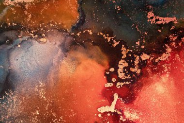 Enfes orjinal resmin mermer mürekkep sanatından soyut arkaplan yakma