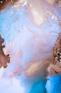 Soyut arkaplan için özgün resmin mermer mürekkep soyut sanatı