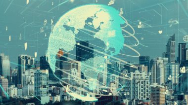 Akıllı şehirde küresel bağlantı ve internet ağı değişikliği
