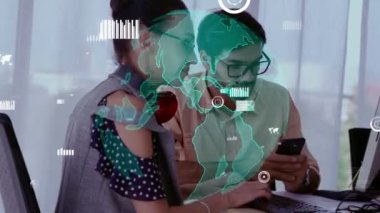 Kurumsal personel toplantısında iş adamlarının kavramsal vizyonu