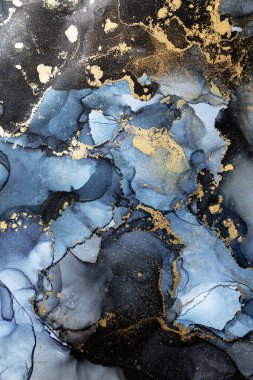 Soyut arkaplan için özgün resmin mermer mürekkep soyut sanatı