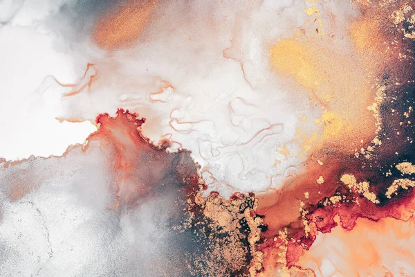 Enfes orjinal resmin mermer mürekkep sanatından soyut arkaplan yakma