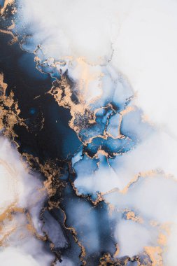 Soyut arkaplan için özgün resmin mermer mürekkep soyut sanatı