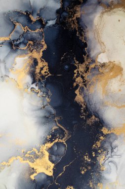 Soyut arkaplan için özgün resmin mermer mürekkep soyut sanatı