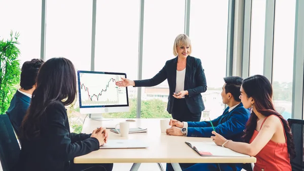 Dahiyane bilgisayar yazılımının borsa veri tablosu analizi. Yatırım uygulaması bilgisayar ekranında borsa grafiğini göster ve ticaret kararını tavsiye et .