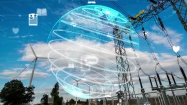 Çevre koruma teknolojisi ve yenilenebilir doğal kaynaklardan gelen temiz enerji ve güçle küresel sürdürülebilir ESG 'ye yaklaşmak