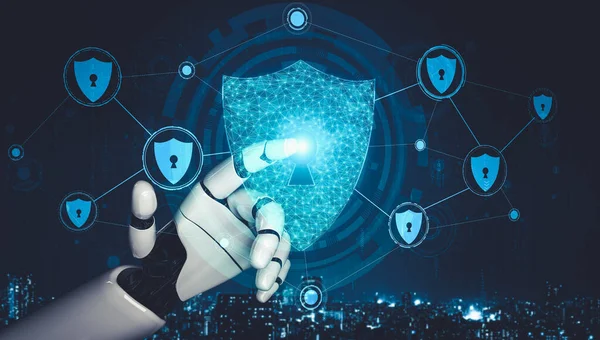 3D yapay zeka, robot ve sayborg gelişimini yaşayan insanların geleceği için yapay zeka araştırması yapıyor. Bilgisayar beyni için dijital veri madenciliği ve makine öğrenme teknolojisi tasarımı.