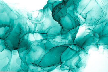 Soyut arkaplan için özgün tablodaki mermer mürekkep soyut sanat. Boyama, ombre alkol mürekkebinin pürüzsüz mermer arkaplan desenini yaratmak için yüksek kaliteli kağıt dokusuna boyanmış. .