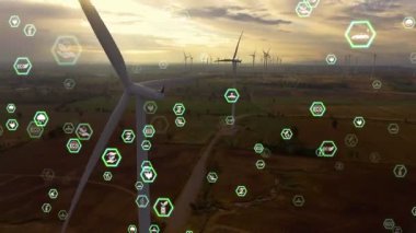 Çevre koruma teknolojisi ve yenilenebilir doğal kaynaklardan gelen temiz enerji ve güçle küresel sürdürülebilir ESG 'ye yaklaşmak