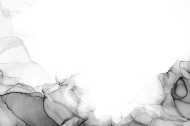 Soyut arkaplan için özgün tablodaki mermer mürekkep soyut sanat. Boyama, ombre alkol mürekkebinin pürüzsüz mermer arkaplan desenini yaratmak için yüksek kaliteli kağıt dokusuna boyanmış. .