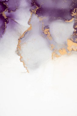 Soyut arkaplan için özgün tablodaki mermer mürekkep soyut sanat. Resim, Kintsuki mürekkep sanatının düz mermer arkaplan desenini yaratmak için yüksek kaliteli kağıt dokusuna boyanmış. .