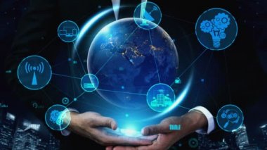 Küresel İş Büyümesi için 5G İletişim Teknolojisi Kablosuz İnternet Ağı, Sosyal Medya, Dijital E-ticaret ve Eğlence Evi Kullanımı .