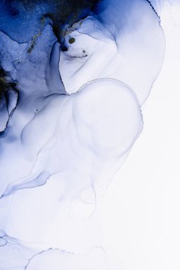 Soyut arkaplan için özgün tablodaki mermer mürekkep soyut sanat. Resim, Kintsuki mürekkep sanatının düz mermer arkaplan desenini yaratmak için yüksek kaliteli kağıt dokusuna boyanmış. .