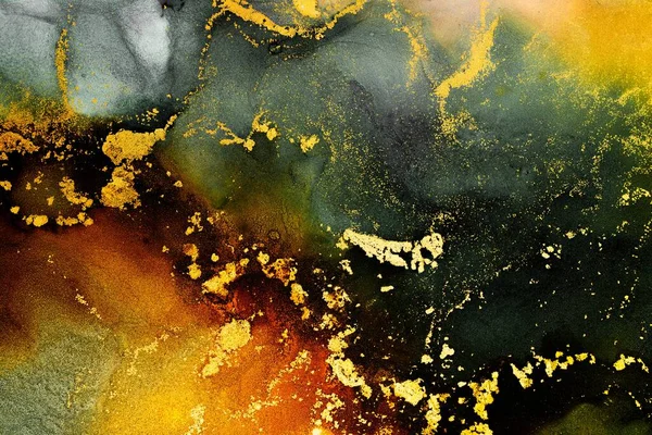 Enfes orjinal resmin mermer mürekkep sanatının soyut arkaplanını yakmak. Boyama, ombre alkol mürekkebinin pürüzsüz mermer arkaplan desenini yaratmak için yüksek kaliteli kağıt dokusuna boyanmış. .