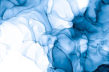 Soyut arkaplan için özgün tablodaki mermer mürekkep soyut sanat. Boyama, ombre alkol mürekkebinin pürüzsüz mermer arkaplan desenini yaratmak için yüksek kaliteli kağıt dokusuna boyanmış. .